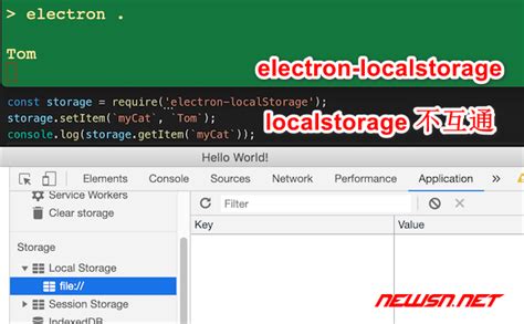 electron localstorage.